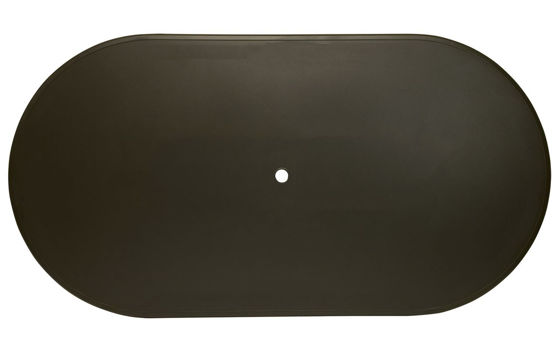 Picture of 84" X 44" OVAL TOP WITH HOLE (NO PATTERN)  MSOL-084 