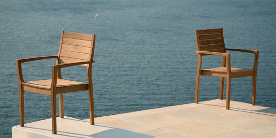 Horizon Dining Armchair  teak